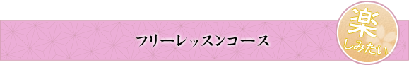 フリーレッスンコース